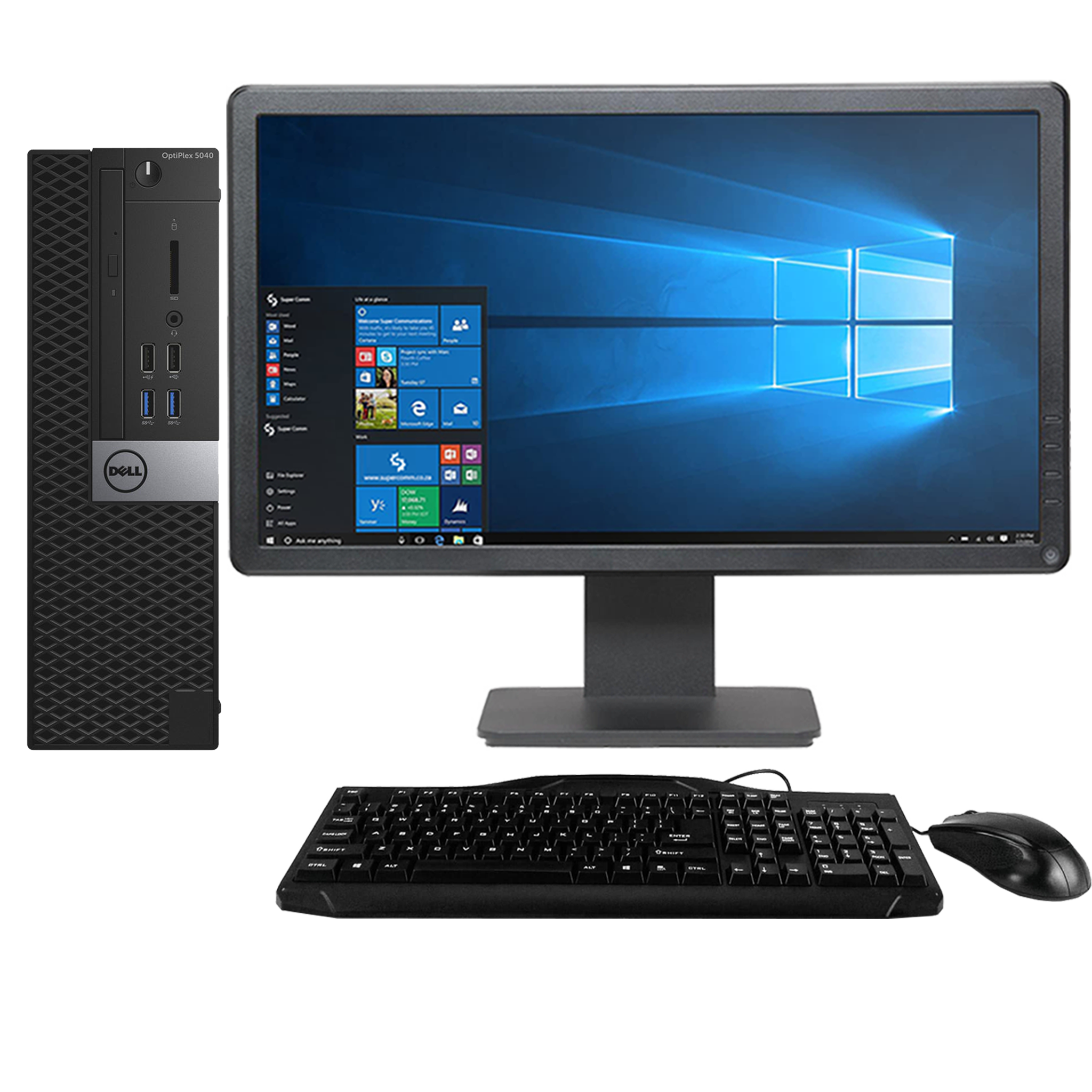Dell OptiPlex GX5040 - Intel i5 Desktop + 19 Screen - 1 Year Warranty