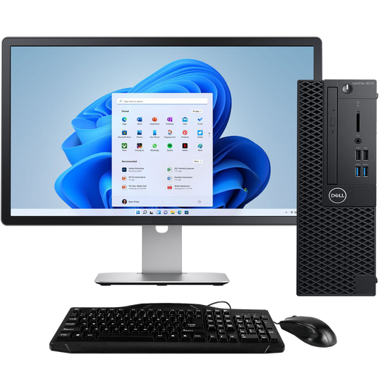 Dell OptiPlex 3070 Intel i5, 9th Gen SFF PC with 20" Monitor