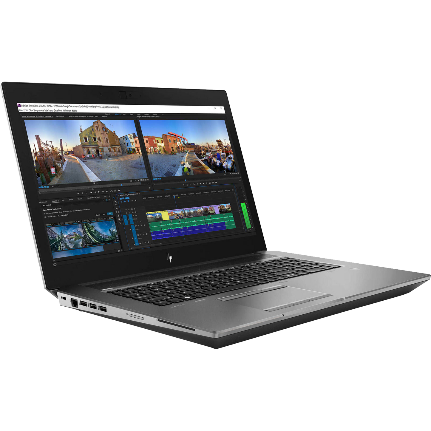 HP ZBook 17 G6 Intel i5, 9th Gen Mobile Workstation with NVIDIA GPU + Win 11 Pro