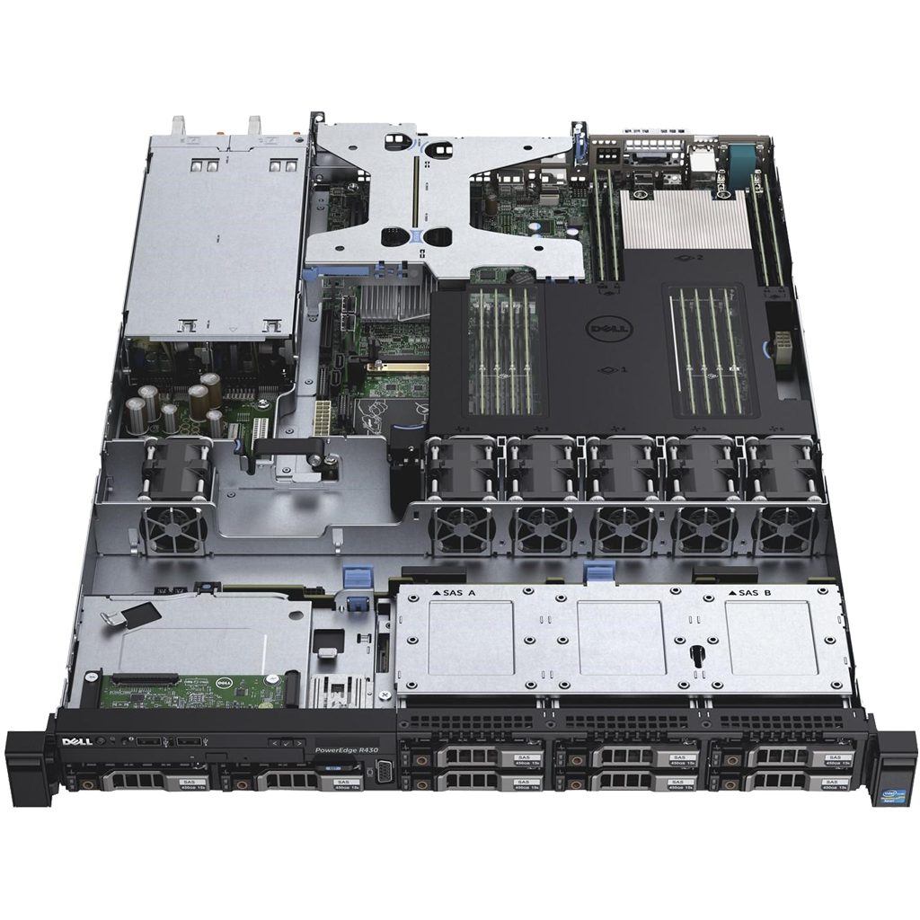 Servers - Dell PowerEdge R430 2 X 8 Core Intel Xeon CPU, 64GB Server - 2.5" Backplane